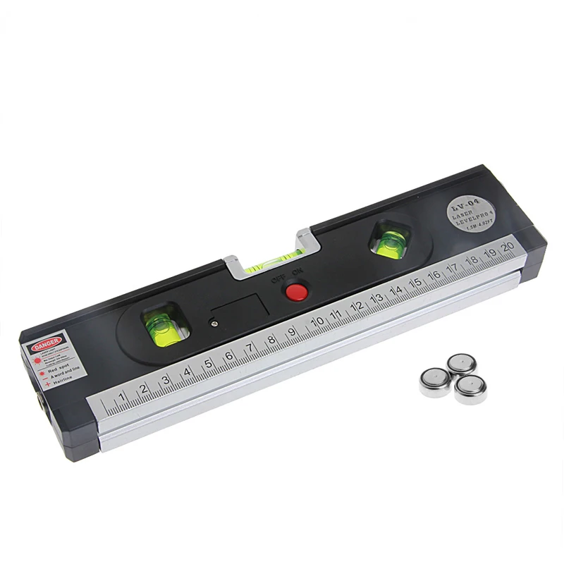 

Very Durable LV04 Vertical Bubble Level Laser Marking Lines Tape Aligner Ruler Measuring Tool