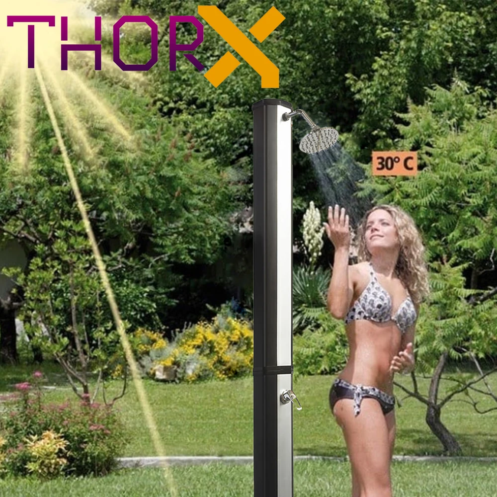 Солнечный душевой ThorX TR35OX-серебряный садовый душ 35 л