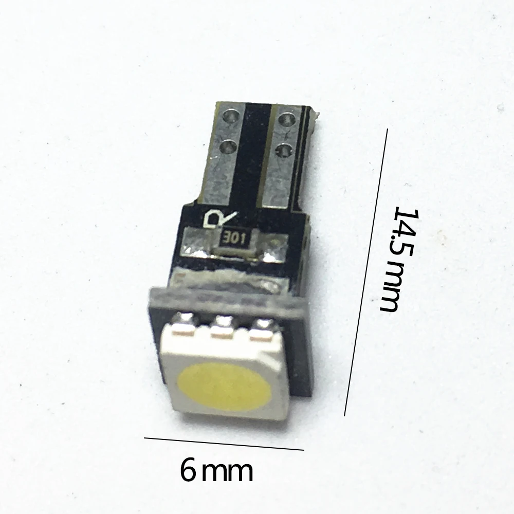 10 шт. T5 светодиодный авто светодиодный 1 светодиодный smd 5050 Клин светодиодный светильник лампа приборная панель инструмент белый красный синий желтый зеленый для DC 12 В