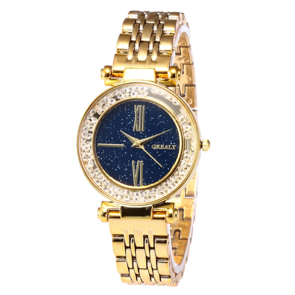 Luxury WomAn Fashion Luxury Leisure Set Steel Strip Christmas Quartz Wrist Watch Dress Women's Watches Relogio Feminino Clock