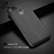 

Raugee Xiaomi mi a1 Case Soft Leather TPU Case Back Anti-knock Protector Case Cover for Xiaomi Mi 5X Smartphone