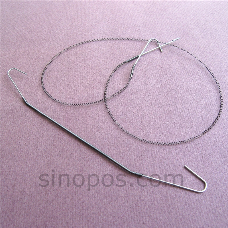 Metal Spring Double Hook, ceiling banner poster sign hanger hooks