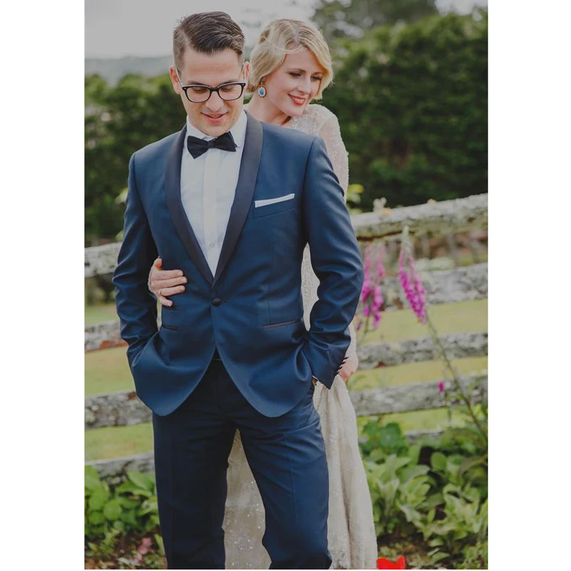 Costume Mariage Homme 2016 Custom Made Royal Blue font b Men b font Slim Fits font