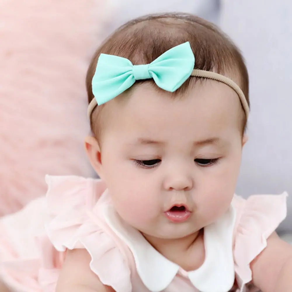 3pcs/set Shiny Fashion Forehead Headband Newborn Baby Elastic Princess Hairbands Child Kids Colorful Cute Headwear Gifts