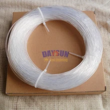 100 м/рулон Диаметр 3,0 мм Боковой светящийся волоконно-оптический кабель Универсальное Украшение Автомобильный свет носимый Прочный ПВХ прозрачный кабель