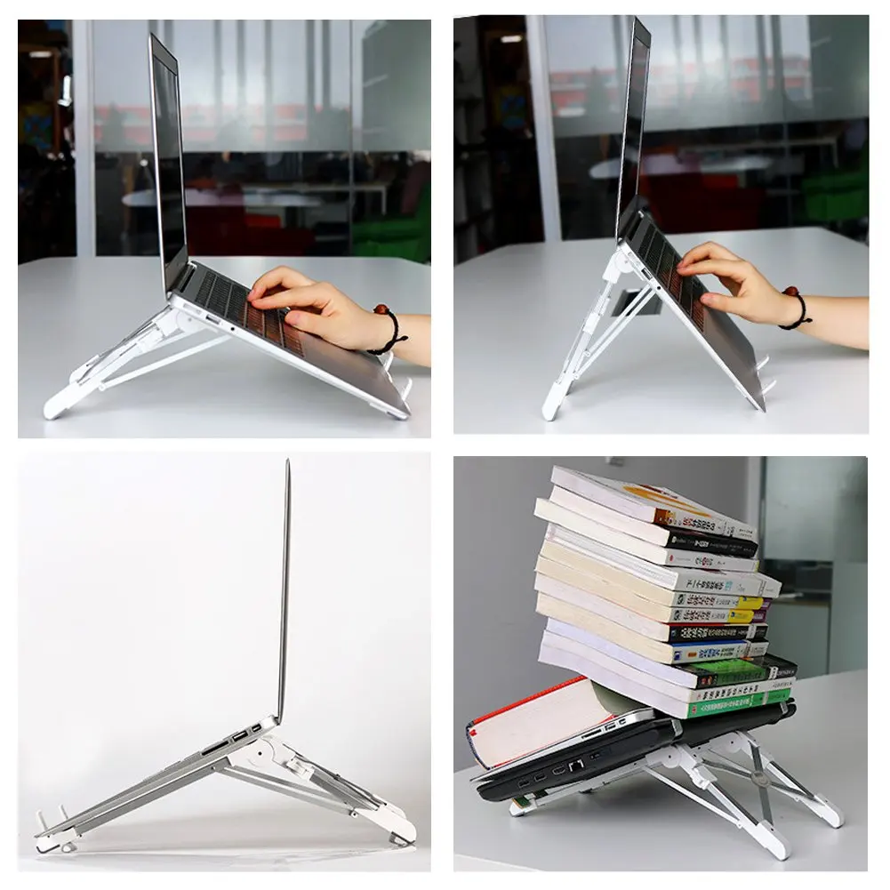 Алюминиевый Сплав регулируемая настольная подставка для ноутбука Складная стойка держатель для блокнот PC SD998