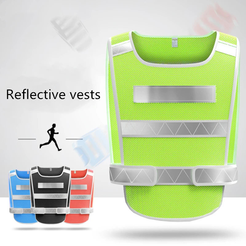 

High Visibility Reflective Safety clothing Reflective Vest Workplace Road Traffic Working Warning vest Motorcycle Sports Outdoor