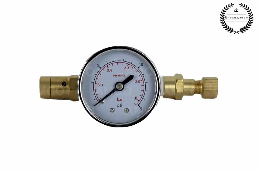 

Adjustable Pressure Relief Valve with Guage, For Home Brew Beer