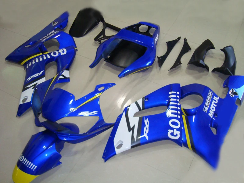 

GO!!!! Motorcycle Fairing kit for YZFR6 98 99 00 01 02 YZF R6 1998 2000 2002 YZF600 Classical blue Fairings set+7gifts YD13