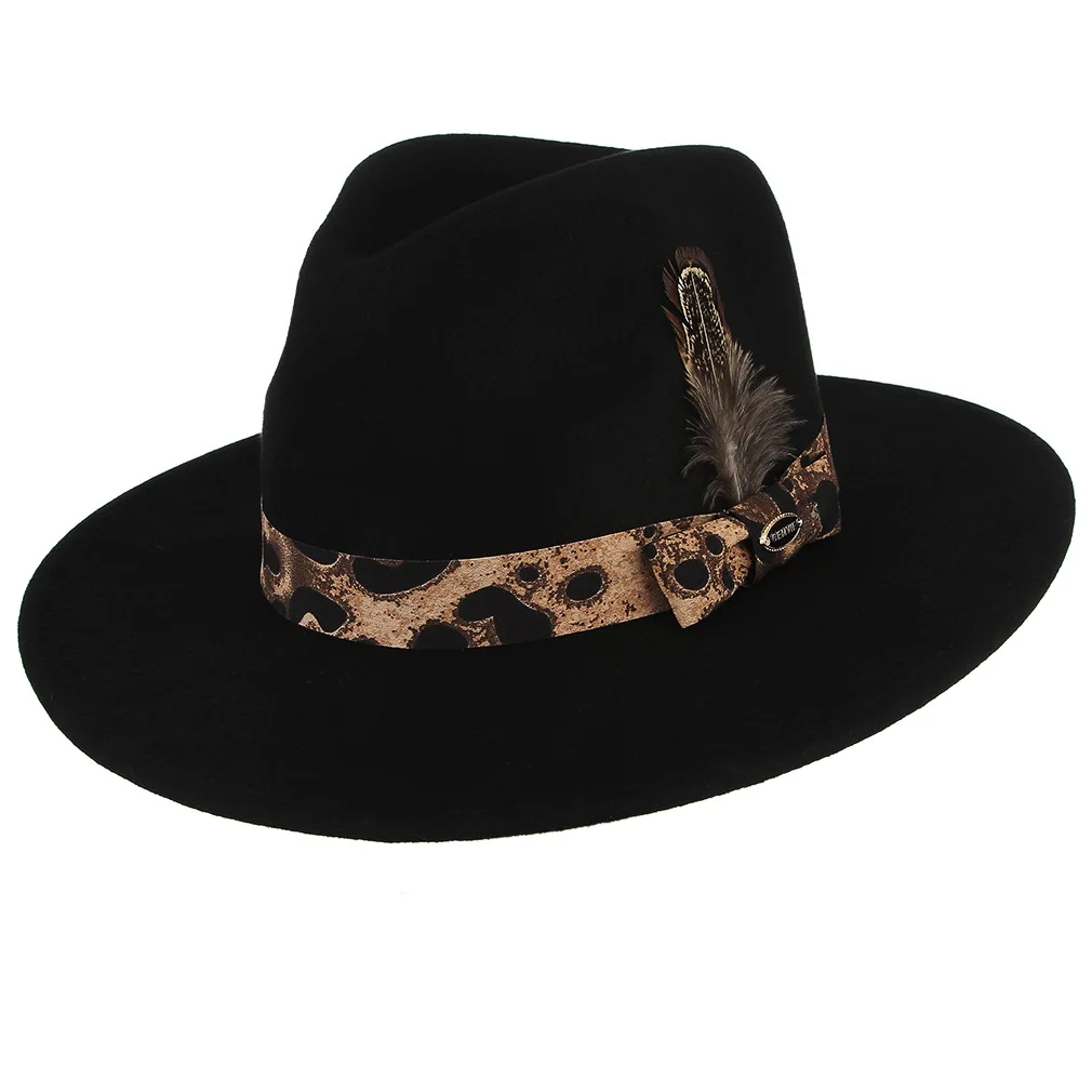mens hat feathers