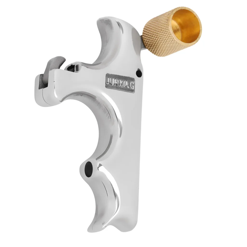 

Stainless Steel 4 Finger Grip Thumb Caliper Release Aid For Compound Archery Bow Hunting Or Target Shooting