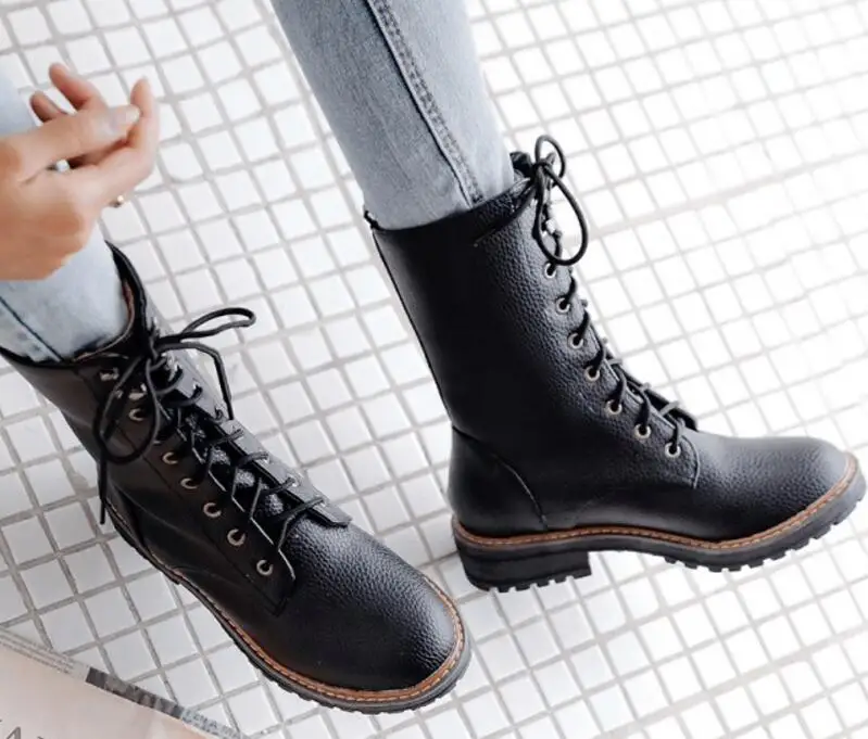 Женская обувь Chaussure Женские туфли гладиаторы на шнуровке Zapatos Mujer Sapato Ботинки до