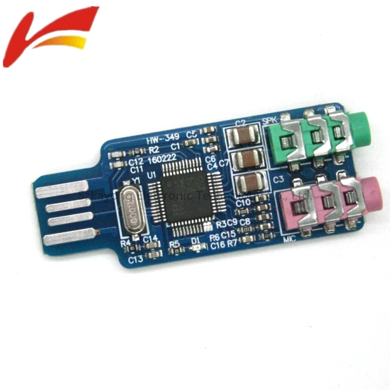 CM108 USB Drive Free Sound Card Laptop Computer External Sound Card