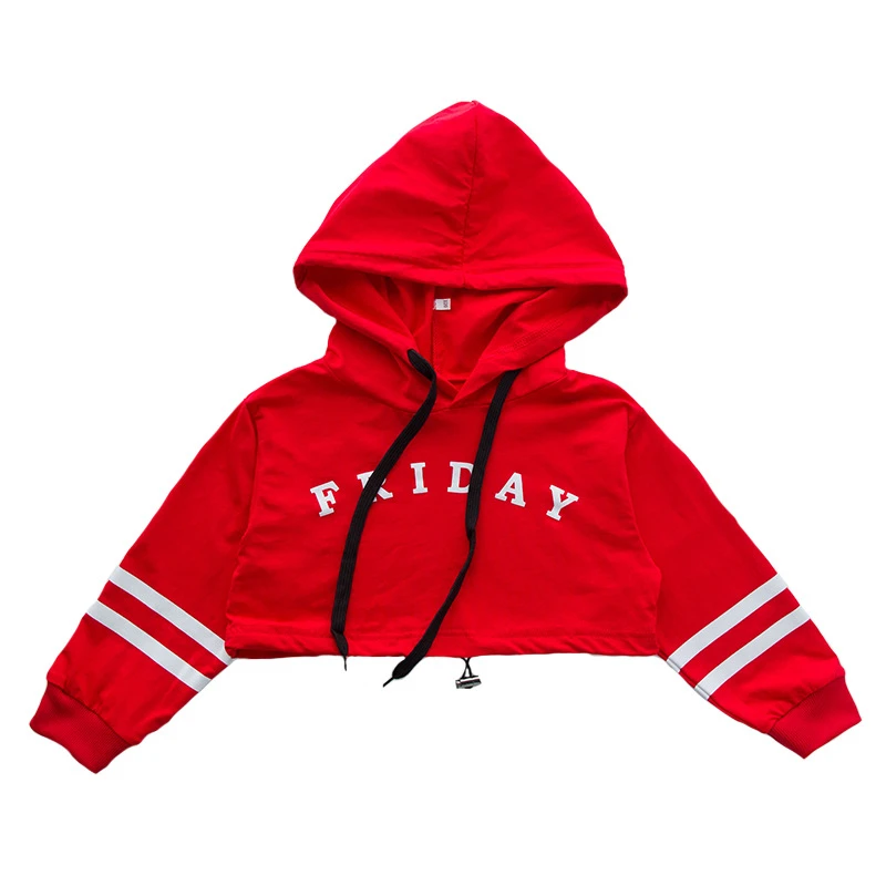 cropped dance hoodie