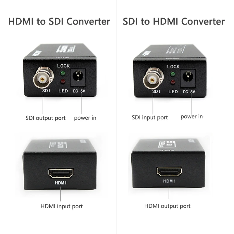 Hdmi ao Conversor de Sdi Conversor para Monitor Sdi ao Adaptador de Hdmi Áudio Hd-sdi Adaptador Bnc 1080 p Dac Hdtv 3g - 3g-sdi - Image 5