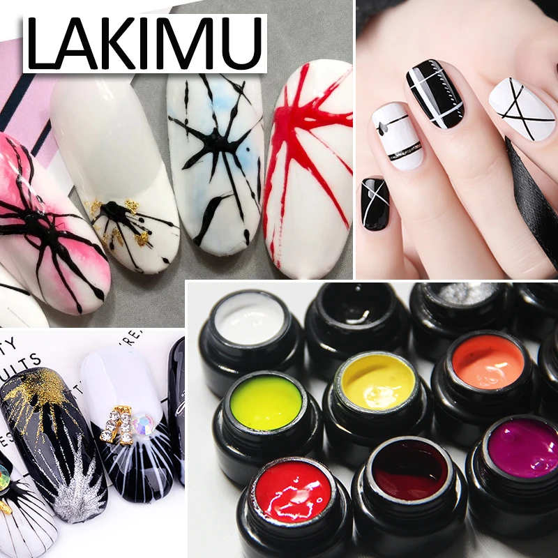 LAKIMU 2019 Новый Launch Painted клей Гель лак для ногтей Пластиковая форма рисования