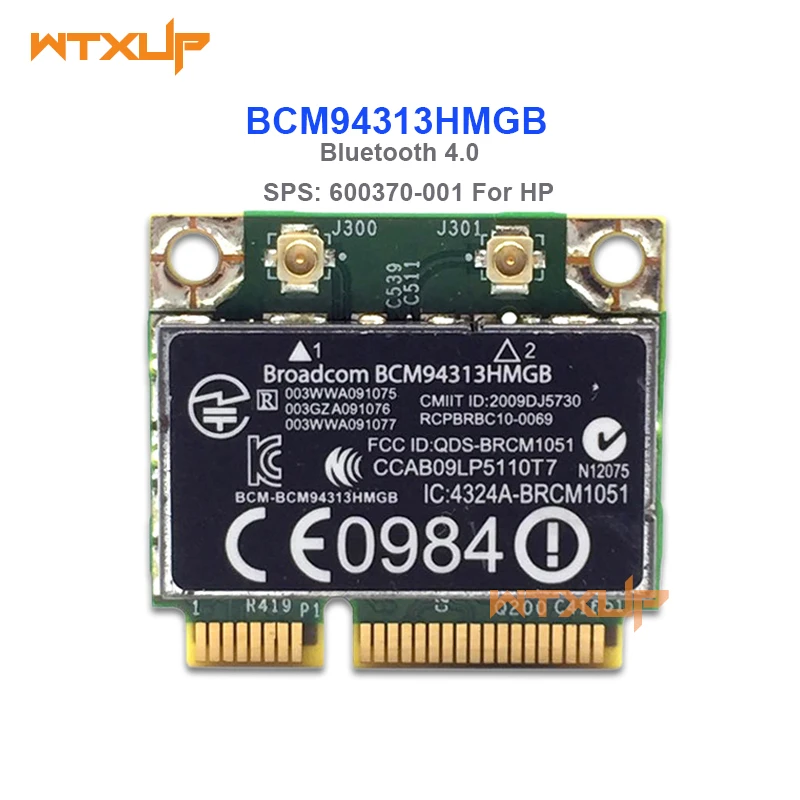 wifi and bluetooth card for pc Wireless Adapter Card Broadcom BCM94313HMGB bcm94313 Wlan Card 802.11b/g/n Bluetooth 4.0 SPS 600370-001 For HP For DELL laptop wifi card