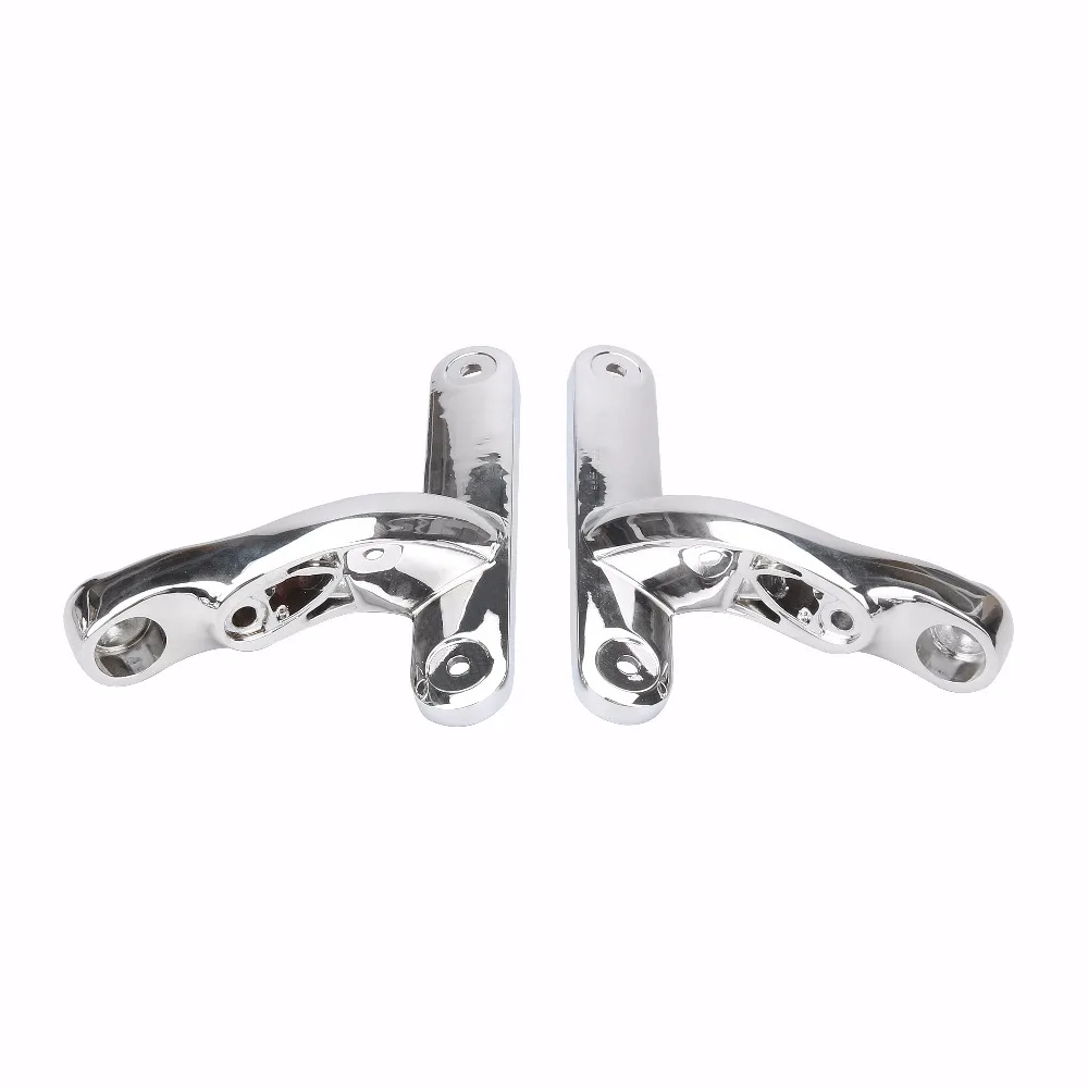 Chromed fog lamp housing electra glide fog light bracket road king LED 4.5'' passing light bracket for Harley motorcycle