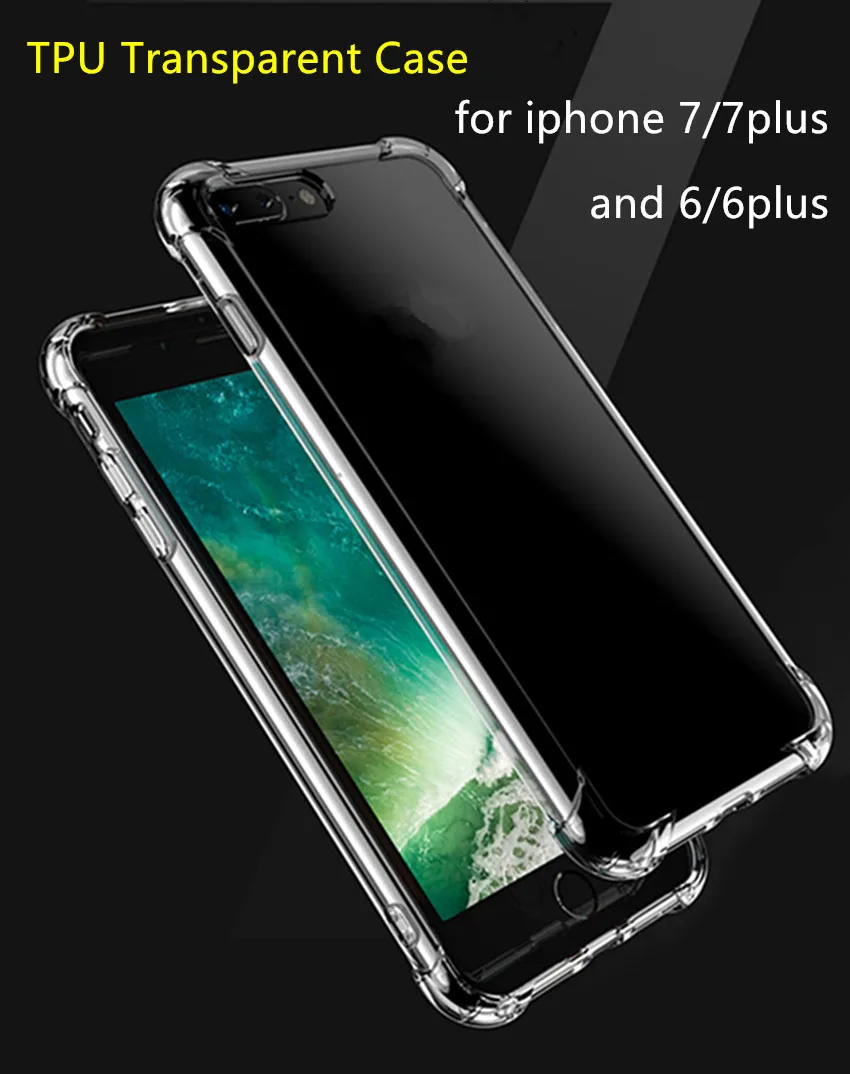 

500pcs/lot Original Transparent TPU Silicone Soft Cover Case For iPhone 6 7 8 Plus X XS MAX XR shockproof back cover case