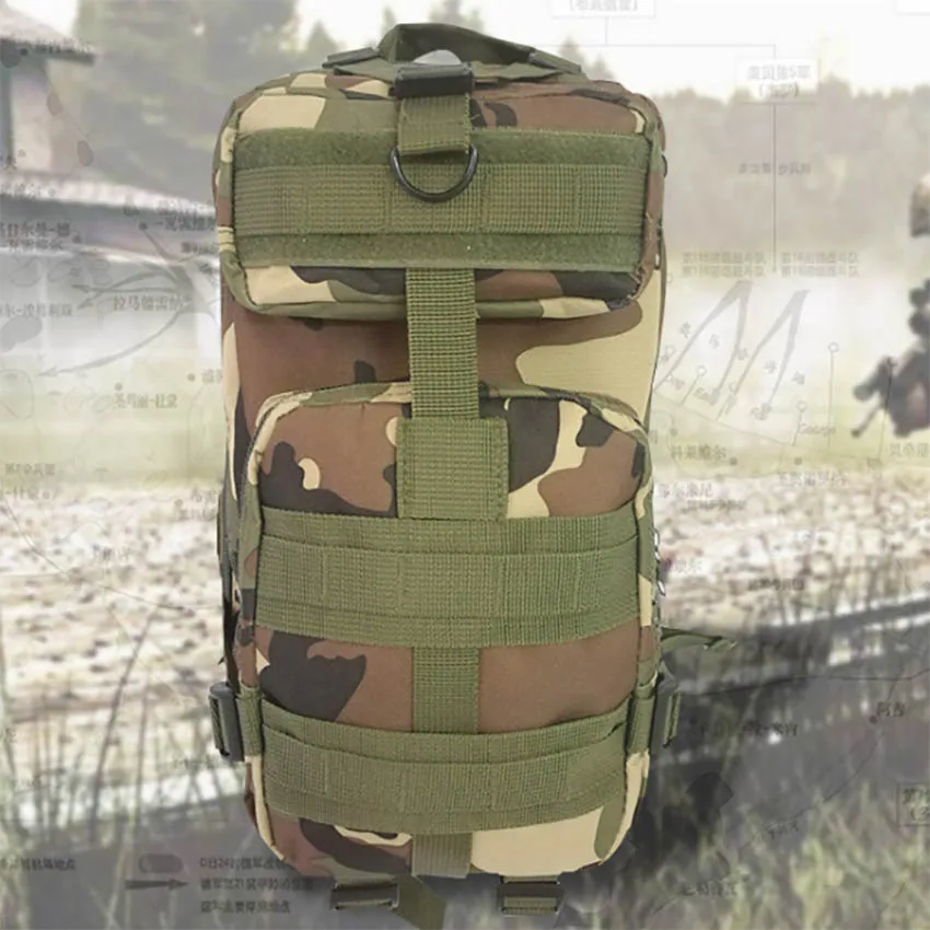 Унисекс для мужчин и женщин Открытый военный армейский тактический рюкзак спортивные дорожные Рюкзаки Кемпинг Туризм военно-спортивный камуфляж сумка - Цвет: jungle camouflage