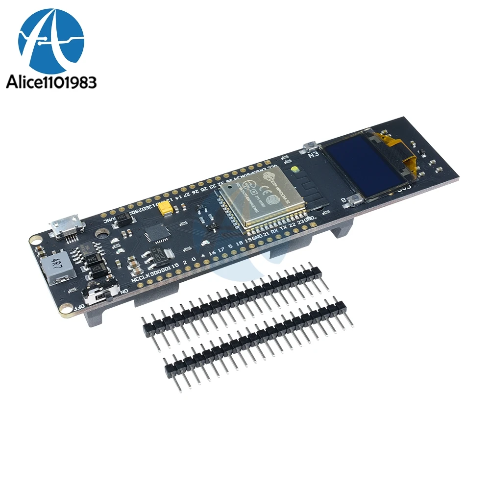 ESP32 ESP8266 0 96 дюймов OLED дисплей WiFi Bluetooth модуль 18650 литиевая Защита аккумулятора
