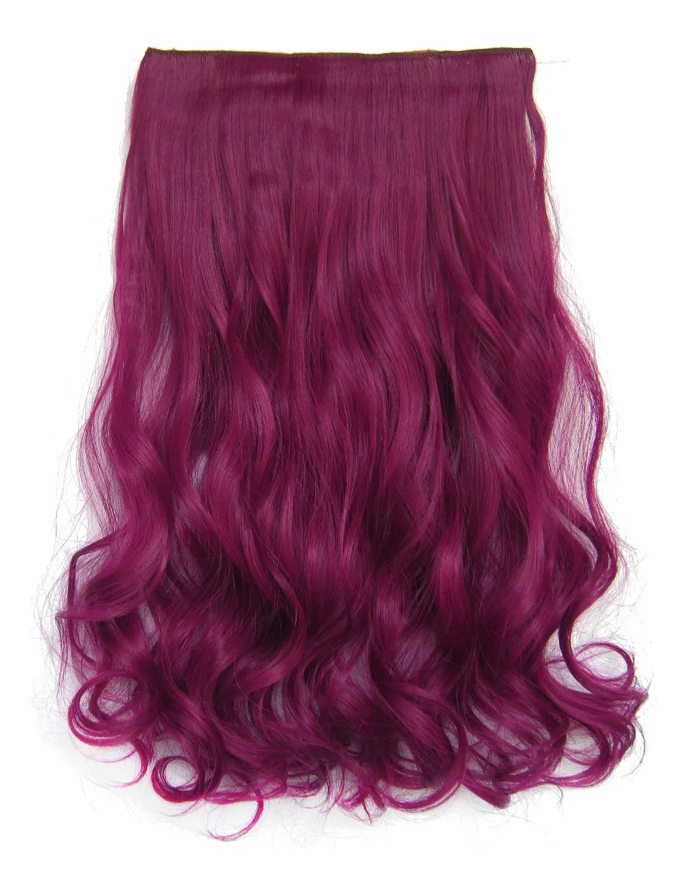 New Fashion Colorful Hairpieces 22" /120g Long Curly Clip in Hair