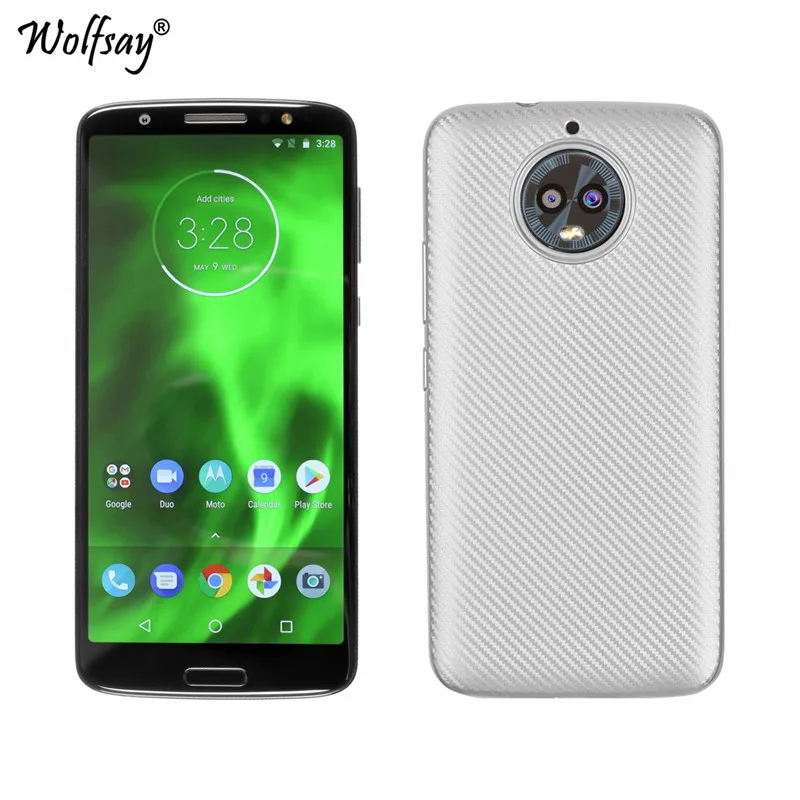 buy sFor Phone Case Moto G6 Case New Carbon Fiber Soft TPU Cover for Motorola Moto G6 Matte Case Shells For Motorola Moto G 6 Coque