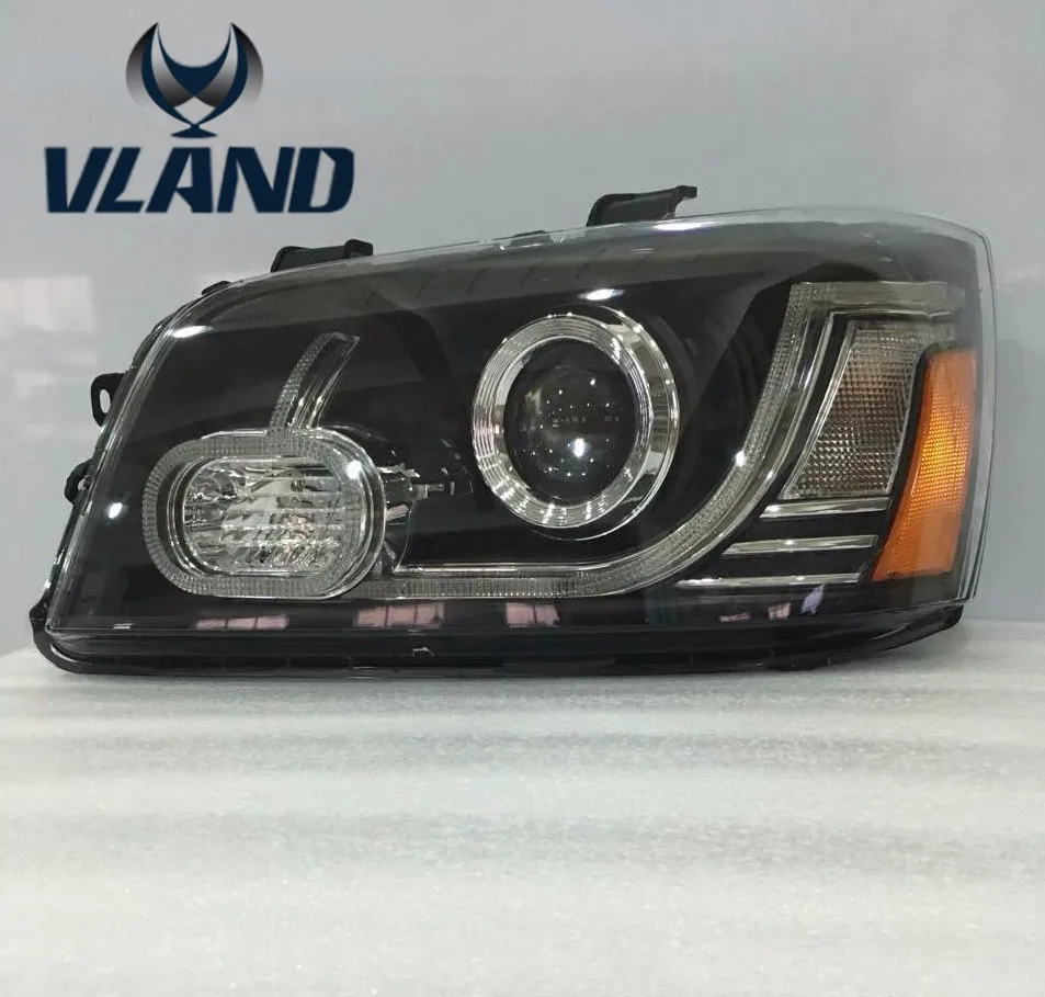 СВЕТОДИОДНАЯ головная лампа для Toyota high Lander Kluger передний светильник s 2001 2007 с