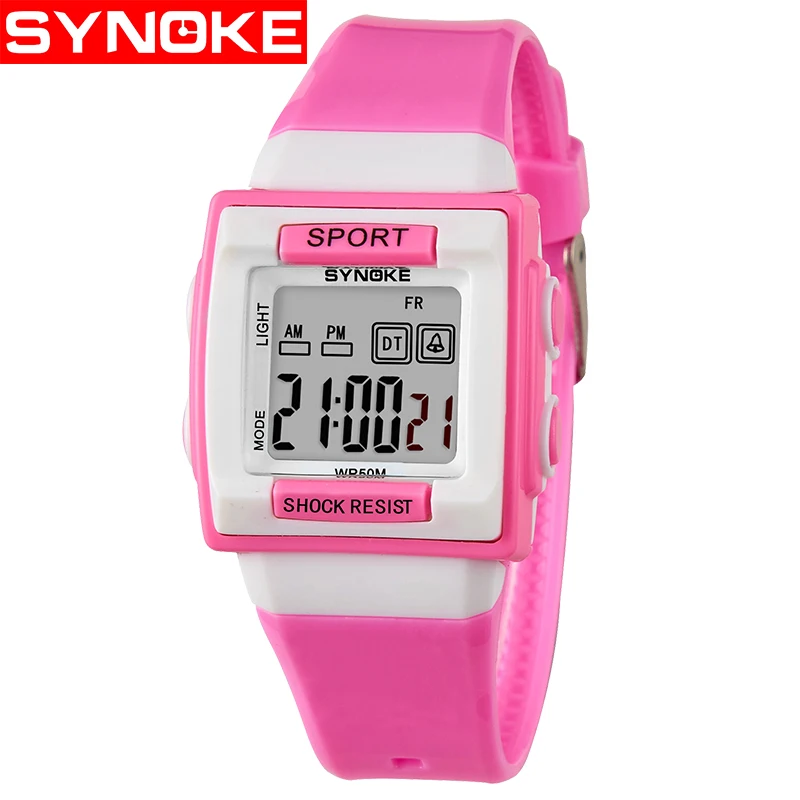 Kids Watch Electronic Wrist Watch Digital Montre Enfant Shockproof Waterproof Children's Watches for Boys Girls Kid ShockClock
