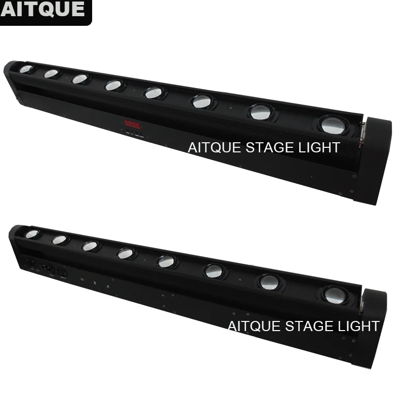 (8 Лот/CASE) светодиодный dmx светодиодный Блиндер освещения 8x10 Вт rgbw sweeper Луч quad СВЕТОДИОДНЫЙ Луч 100 Вт Sweeper луч светодиодный перемещение