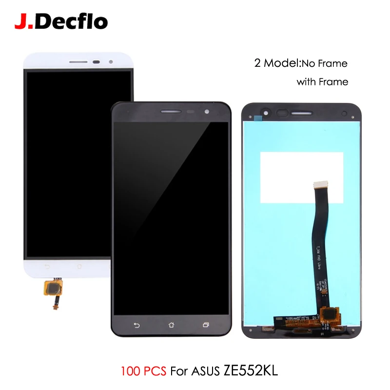 100 шт. Оригинальный ЖК-дисплей для Asus Zenfone 3 ZE552KL Z012D Z012DC Z012DA панель сенсорный экран