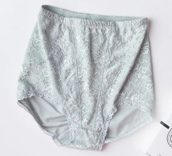 

Silk spandex ladies lace high waist underwear high elasticity mulberry silk shorts breathable comfortable