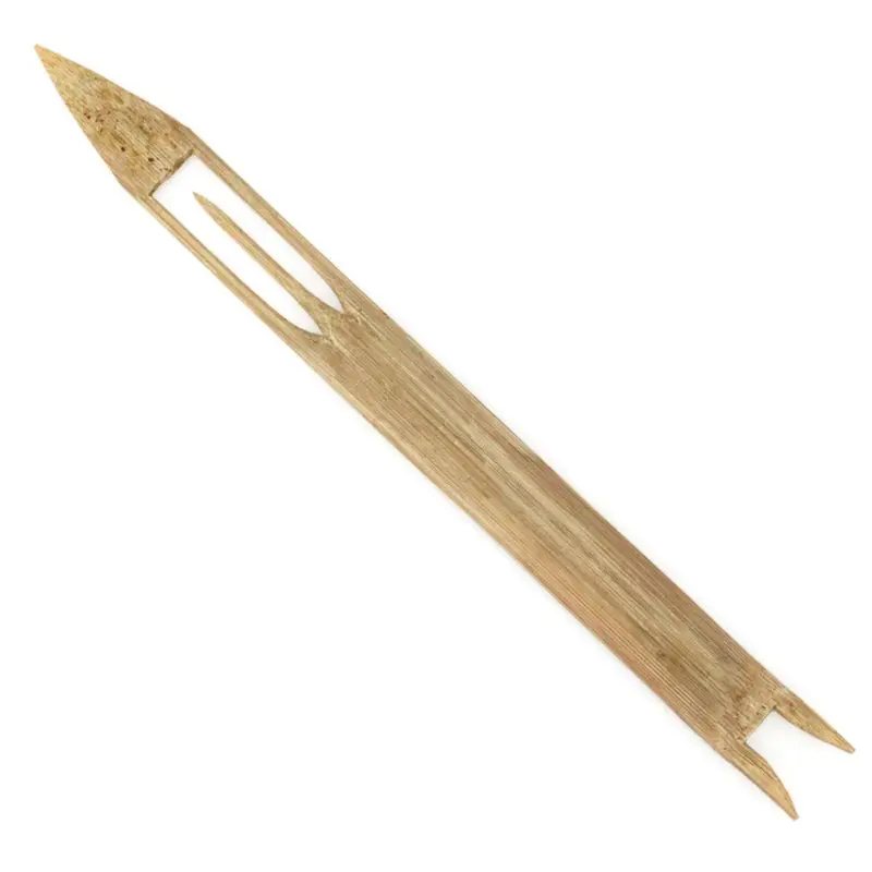 

Handmade Fishing Tackle Bamboo Shuttle Fishermen Repair Tools Sticky Net Three-layer Fishing Net DIY Weaving Supplies