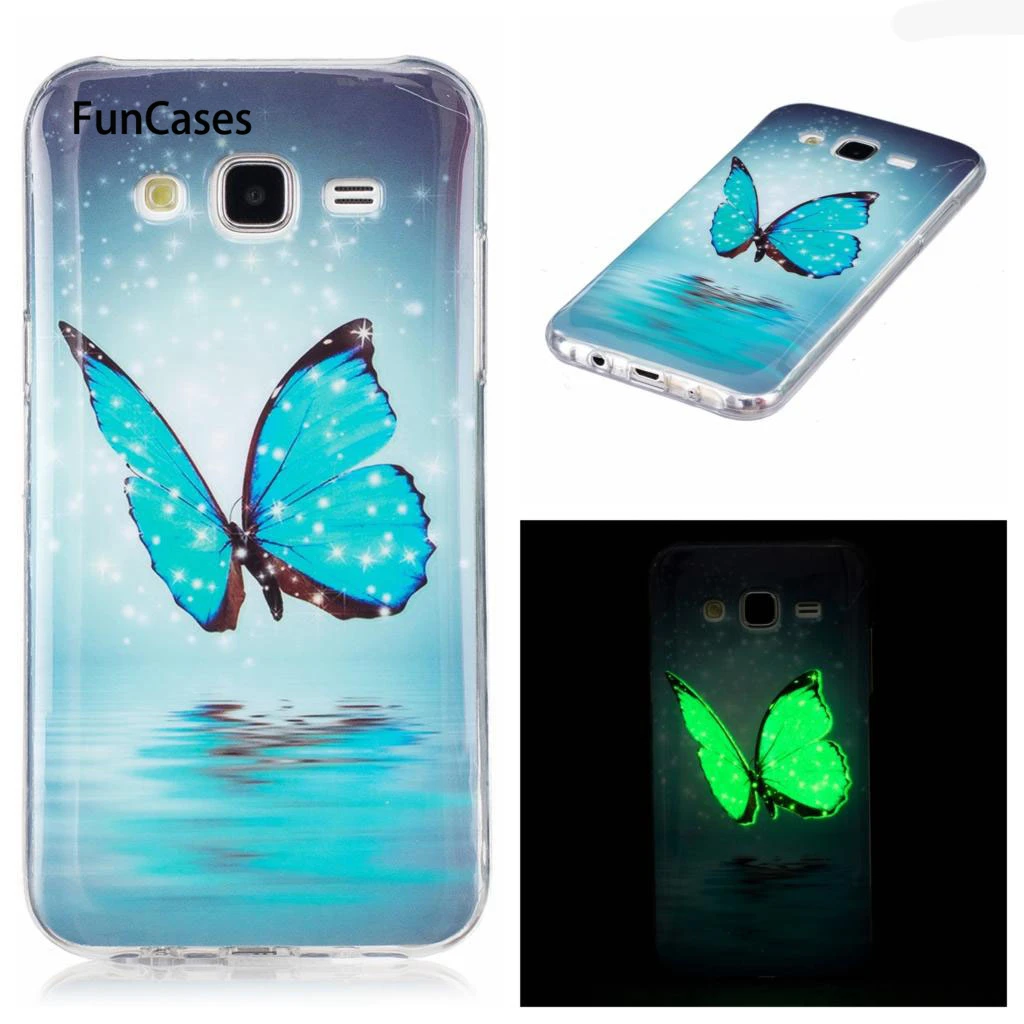 Светящийся чехол для samsung Galaxy J7 Neo 2017 J701 J701MT J701F/DS мягкий телефона из ТПУ SM J701M