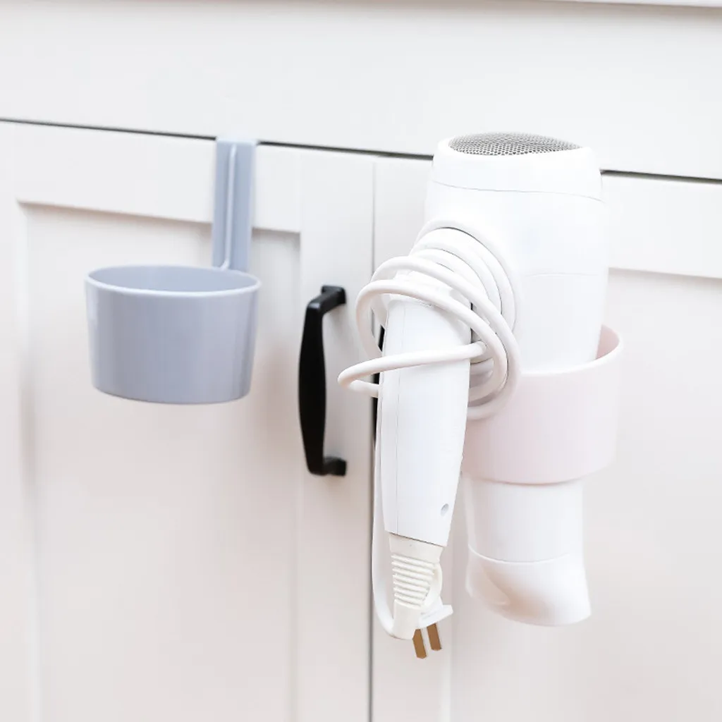 2019 New Blow Hair Dryer Holder Curling Iron Storage Organizer Stand Tool Rack Hanger NN0128in