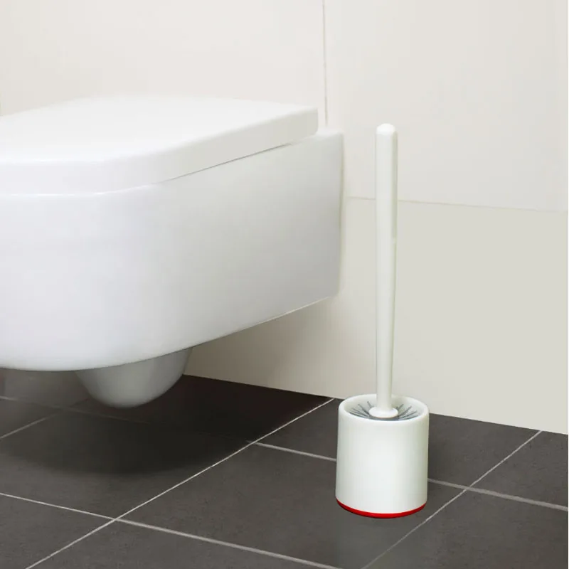 XIAOMI YJ Vertical Toilet Cleaning Brush Soft Glue Bristles Toilet Brush Scrubber Clean Handle Corner Brush Bathroom Toilet Tool (10)