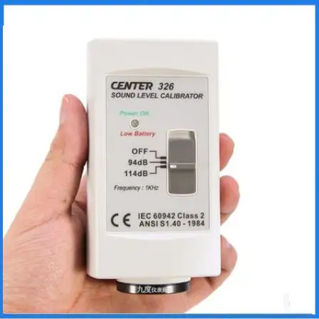

CENTER-326 Accurate Simple Sound Noise Level Calibrator (94dB/114dB)