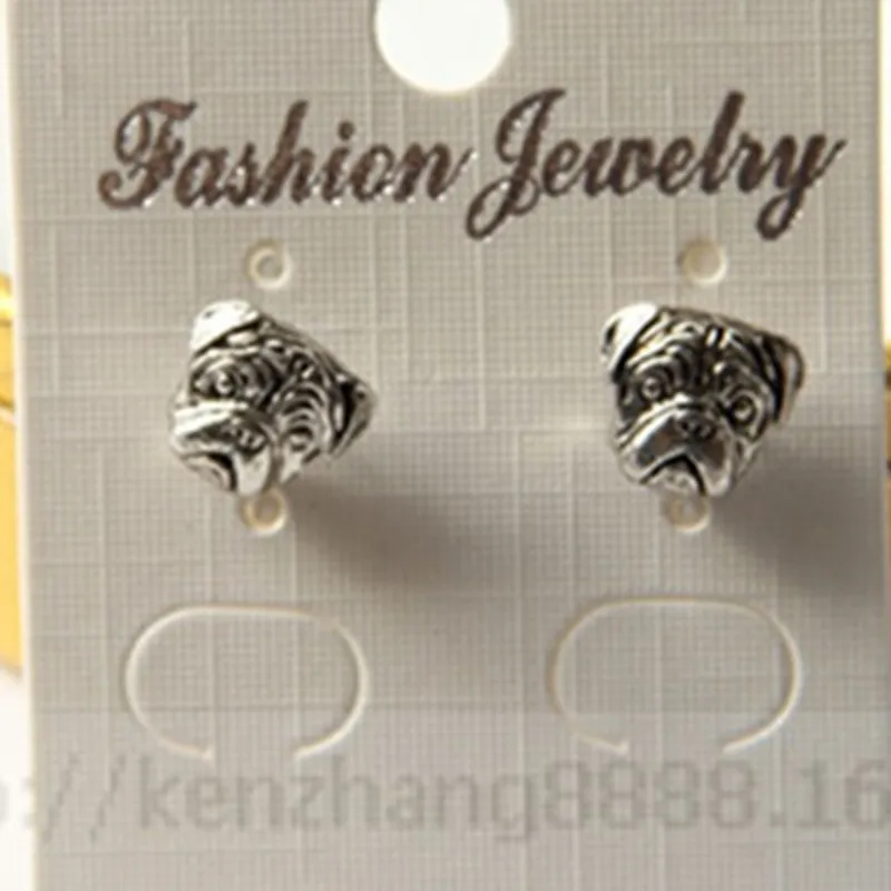 2015 Special Offer Promotion None Earings Bijoux 1pcs Products Free Shipping Wholesale Oxide Pug Earrings pug