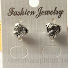 2015 Специальное Предложение Акция Нет Серьги Bijoux 1 шт. Продукты Бесплатная Доставка Оптовых Оксид Мопс Серьги, мопс Украшения Для женщина