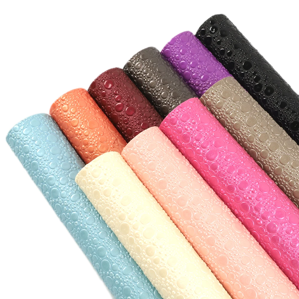 

David accessories 20*34cm flower faux artificial Synthetic leather fabric hair bow diy decoration crafts 10piece/set,1Yc6486