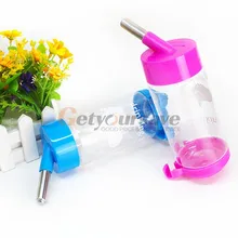 500 мл ПЭТ собака кошка воды поилка висячая бутылка Диспенсер кролик Авто кормушка LCF
