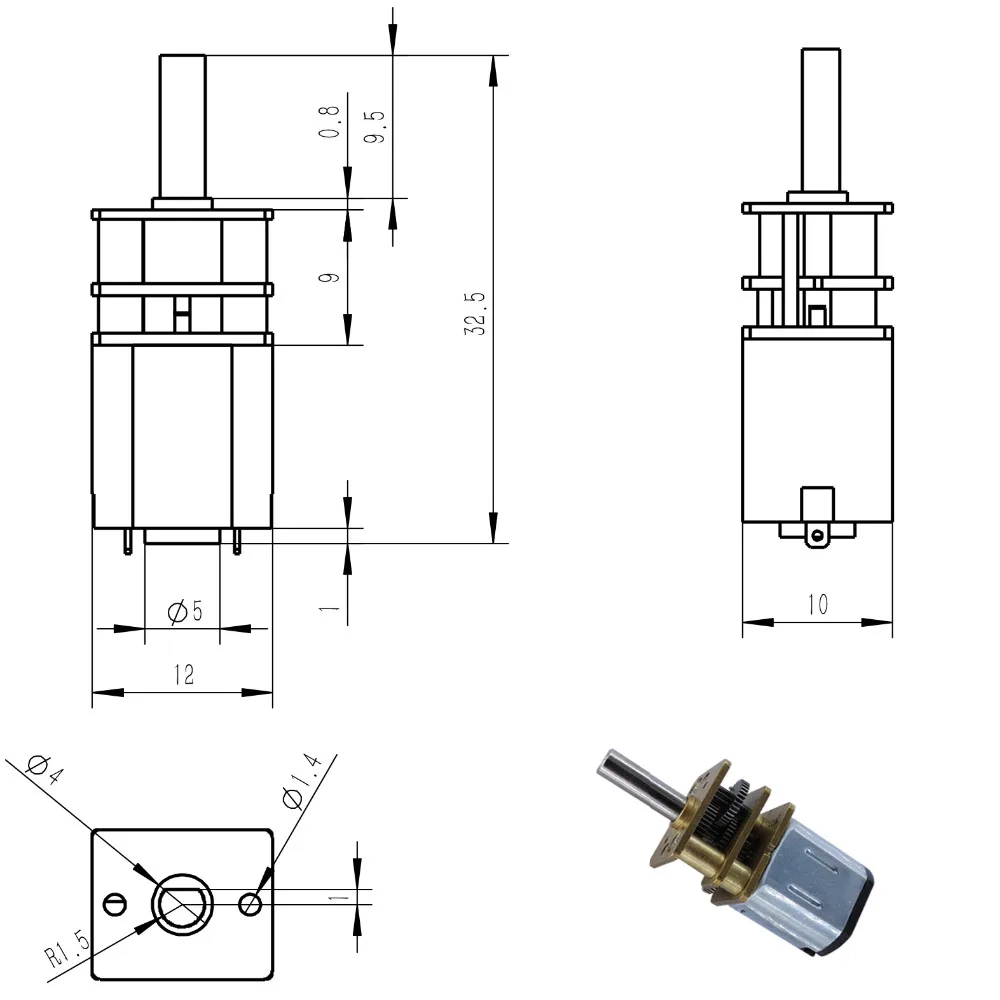 6V n10 dc мотор-редуктор скорости для мини-двигатель постоянного тока электродвигатель для велосипеда из 1280R до 55 об/мин двигатель постоянного тока 6v с металлическим редуктором 5 шт./пакет