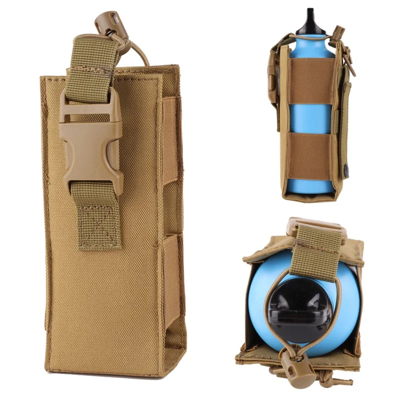 

Water Bottle Pouch 600D Nylon Tactical Molle Military Canteen Cover Holster Outdoor Travel Kettle Bag