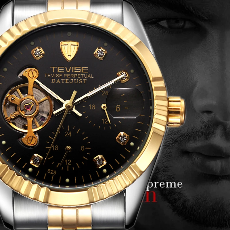 TEVISE التلقائي ووتش الرجال ساعات آلية مع التلقائي لف أعلى العلامة التجارية الفاخرة الرياضة ووتش Relogio Automatico Masculino TEVISE التلقائي ووتش الرجال ساعات آلية مع التلقائي لف أعلى العلامة التجارية الفاخرة الرياضة ووتش Relogio Automatico Masculino
