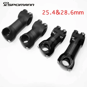 

2017 Aluminum Alloy carbon bike stem mountain road bicycle stem clamp diameter 25.4 & 28.6 mm BMX XC bike parts 50 - 80mm size