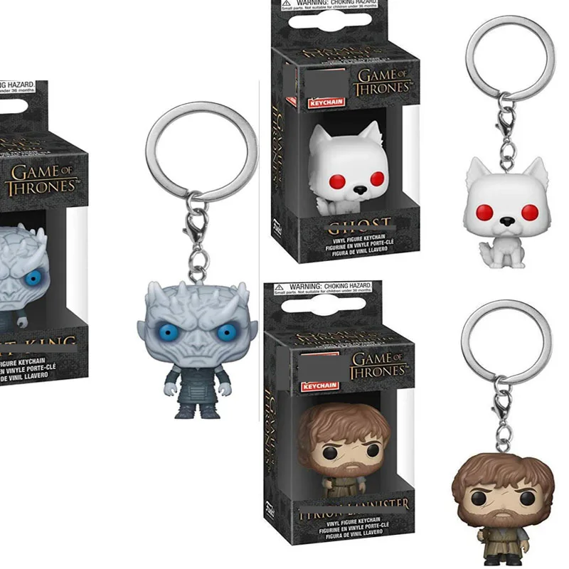 

POP Night King Newest Pop Game of Thrones Keychain Characters Action Figure Collectible Toys For Child Gifts with Original Box