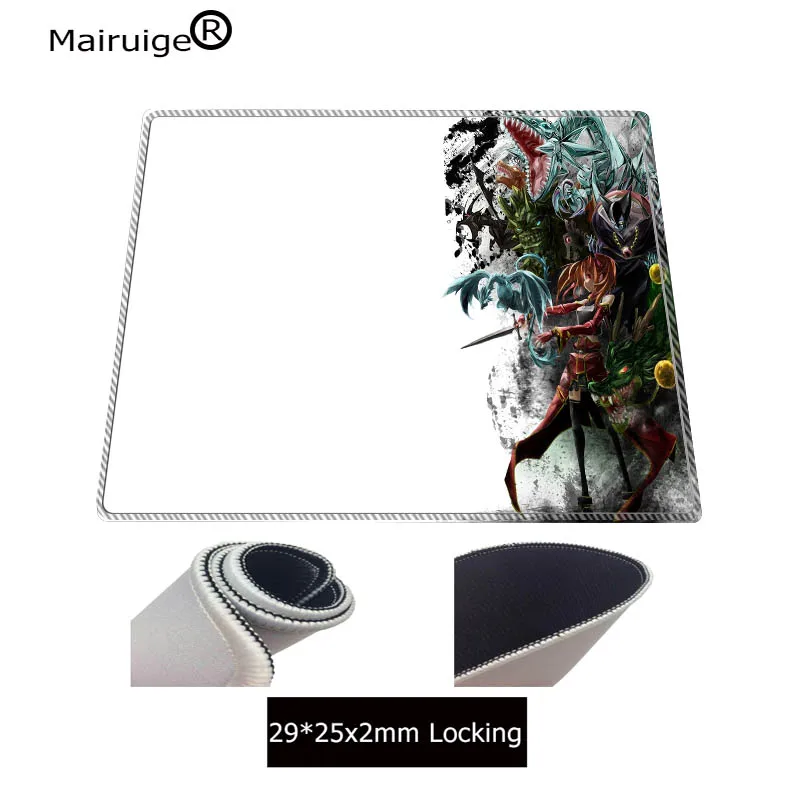Mairuige Japan Anime Girl Big Gaming Mouse Pad Lock Edge Desk Keyboard Mouse Mat Rug Large Game Mou