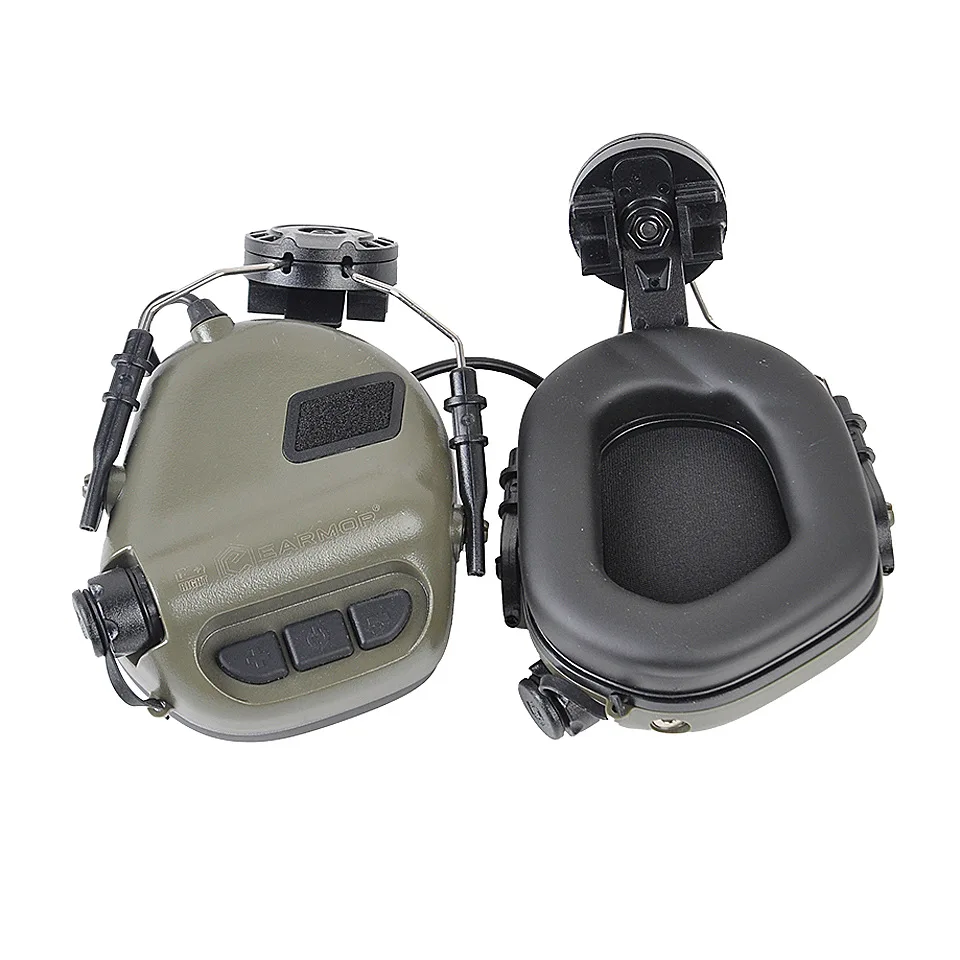 Fone de Ouvido com Cancelamento Fone de Ouvido para Rápido Earmor Tático Ruído Proteção Auditiva Softair Aviação mt Capacetes Adaptador 2020 M31h 8 fone de ouvido para rápido mt capacetes adaptador