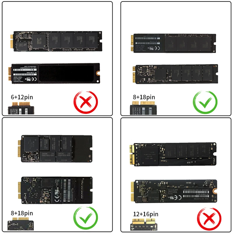 Адаптер SSD для Macbook Air адаптер Apple Adaptador M2 A1466 M.2/M2 на SATA M.2/USB кабель|Платы расширения|
