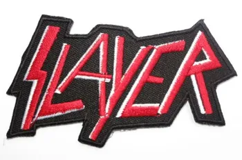 

SLAYER Music Band Iron On/Sew On Patch Tshirt TRANSFER MOTIF APPLIQUE Rock Punk Badge Wholesale